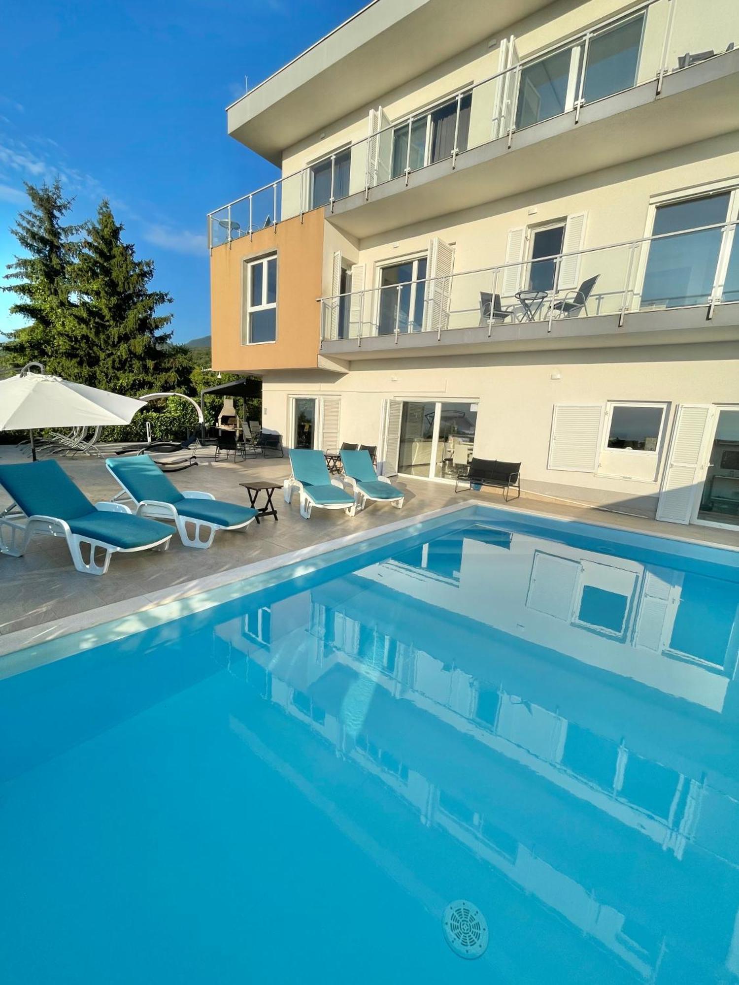 Luxury Villa Eternity - Marvelous Sea View - Box Spring Beds - Opatija-Poljane Exterior photo