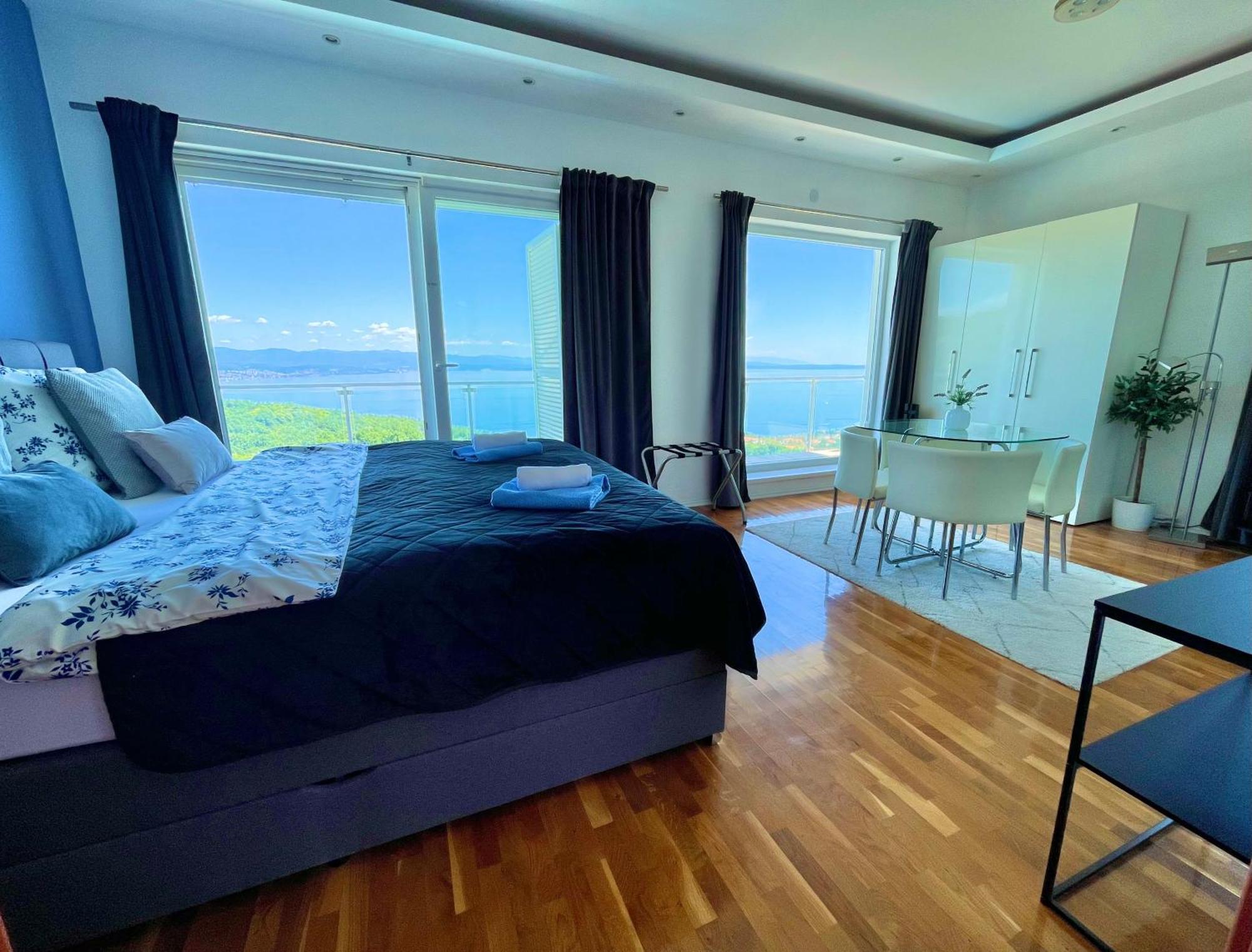 Luxury Villa Eternity - Marvelous Sea View - Box Spring Beds - Opatija-Poljane Exterior photo